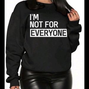 Plus Slogan Graphic Drop Shoulder Sweatshirt